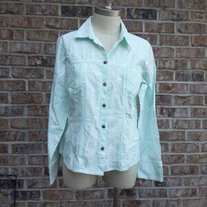 NWT J. Jill  Button Down full sleeve  shirt sz M